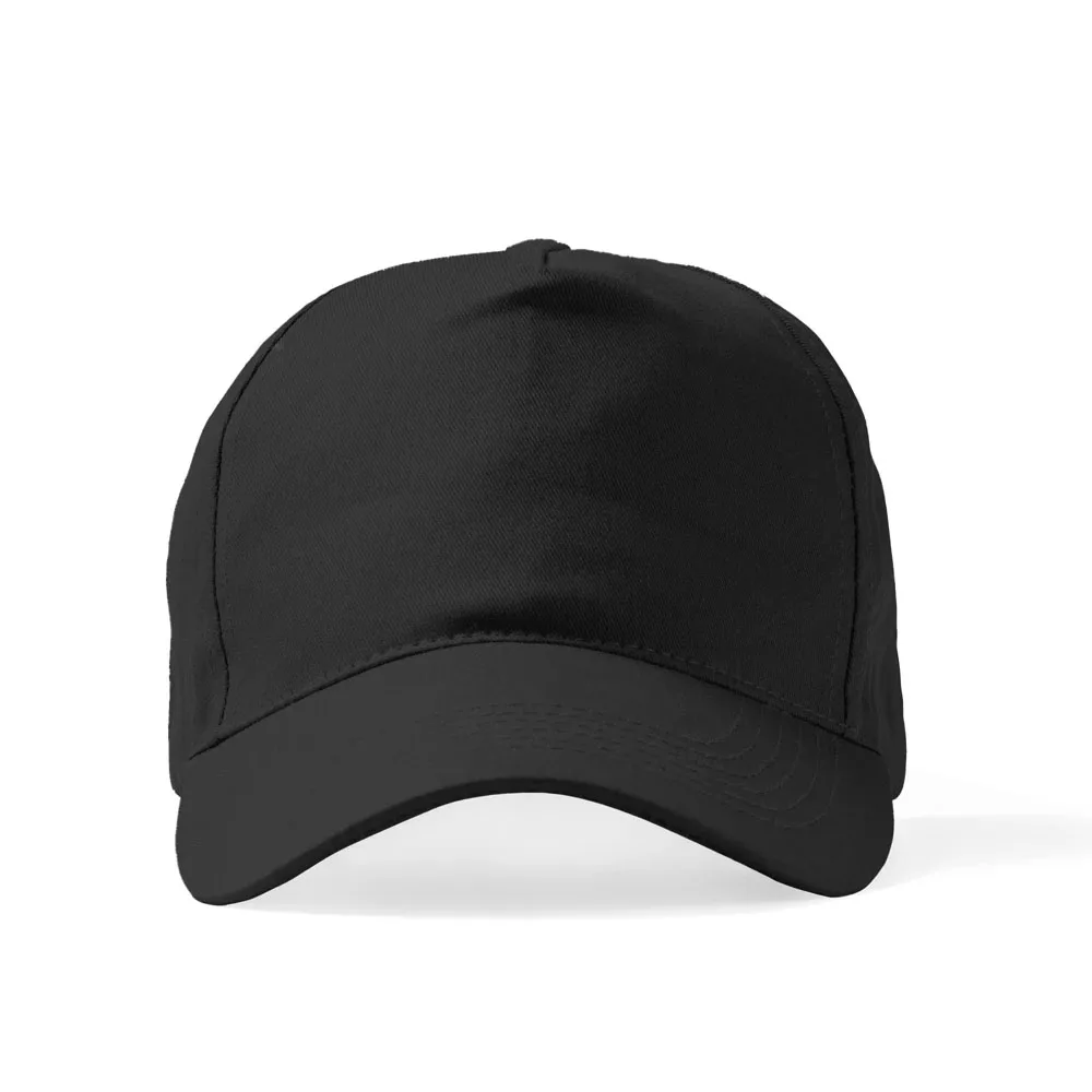 İthal Polyester Şapka - Siyah